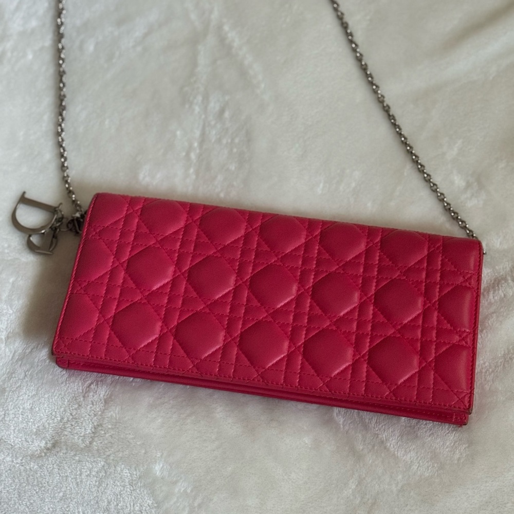 Dior Pink Quilted Chain bag